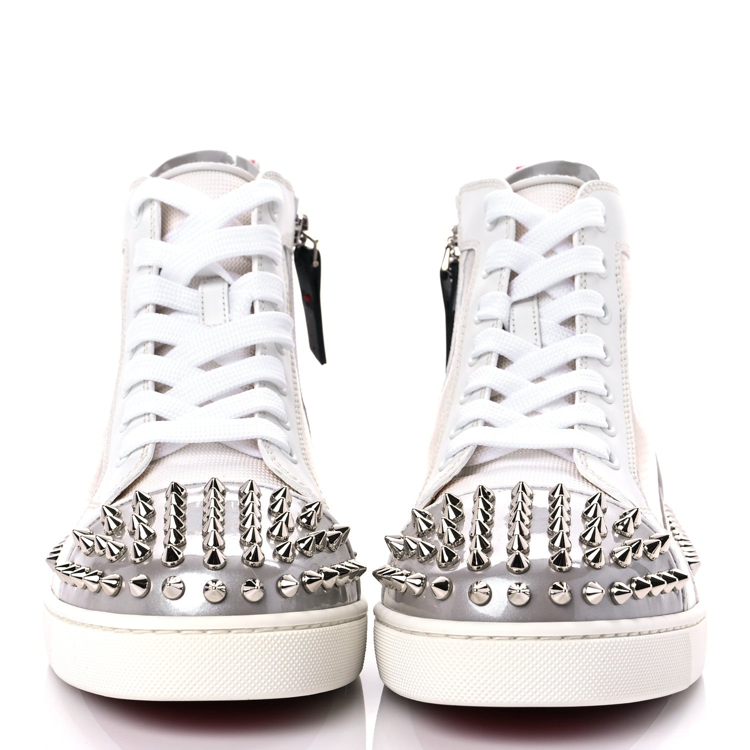 Christian Louboutin Metallic Spikes Mens Donna Mesh Sosoxy Flat Sneakers 40 Version Multi 2 of 10