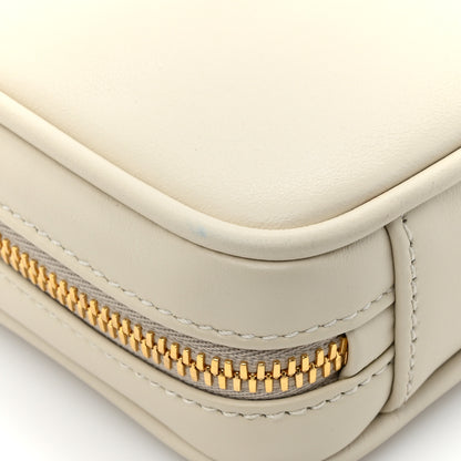 Miu Miu Calfskin Mini Arcadie Top Handle Bag Chalk White 10 of 11