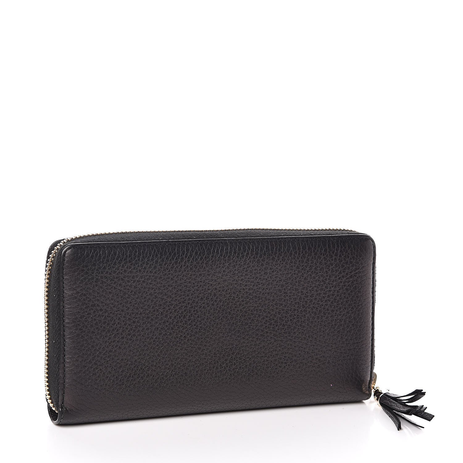 Gucci Calfskin Soho Zip Around Wallet Black 3 of 7