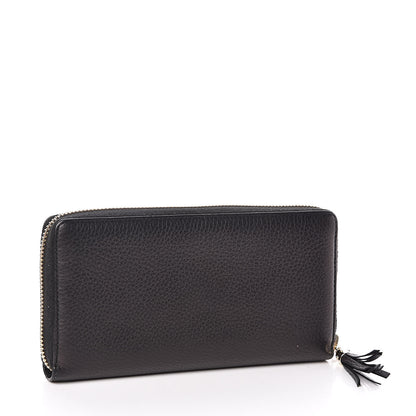 Gucci Calfskin Soho Zip Around Wallet Black 3 of 7
