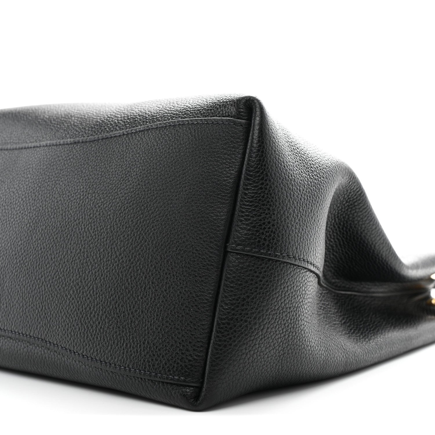 Prada Vitello Phenix Embossed Logo Hobo Black 10 of 10