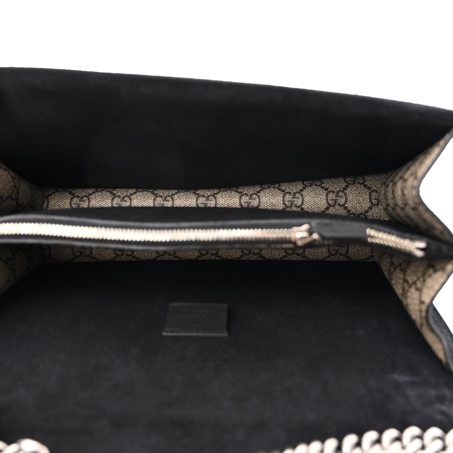 Gucci GG Supreme Monogram Crystal Small Dionysus Shoulder Bag Black 5 of 12