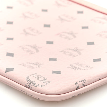 MCM Visetos Liz Shopper Tote Pouch Powder Pink 7 of 8
