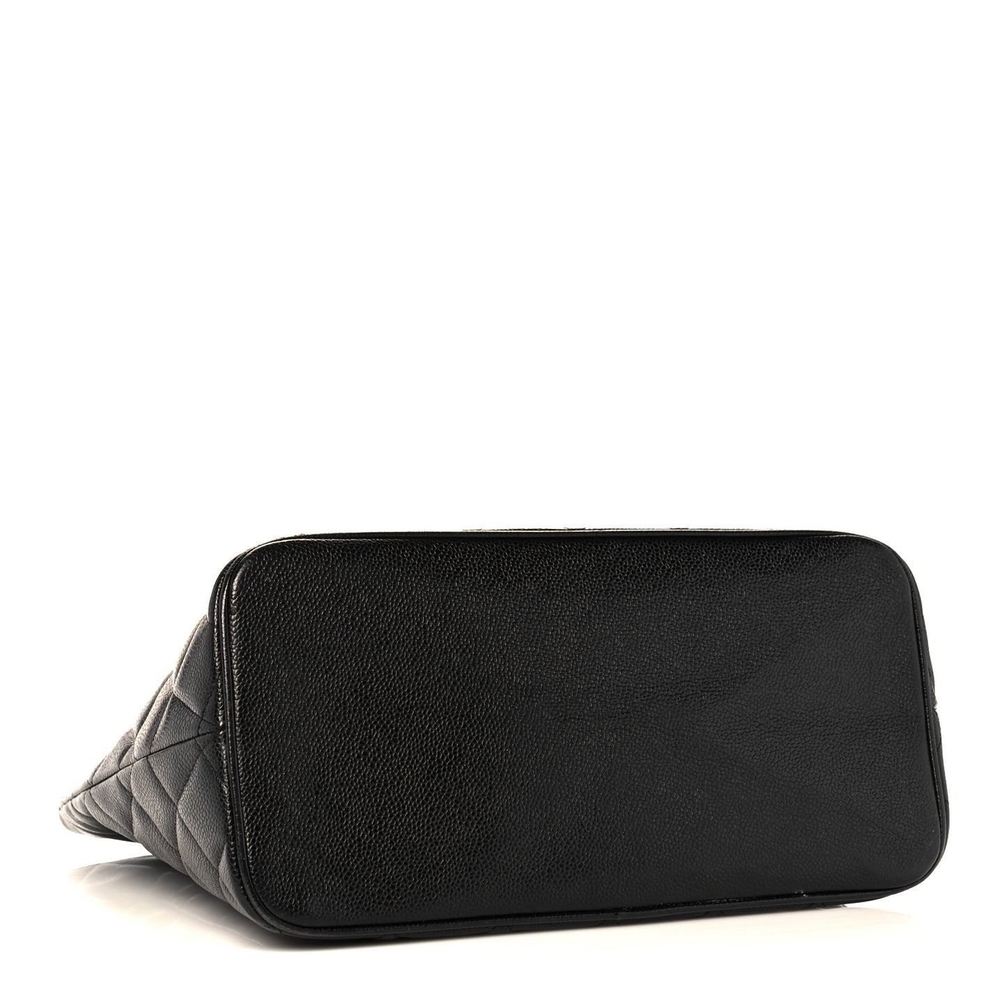 Caviar Quilted Medallion Tote Black