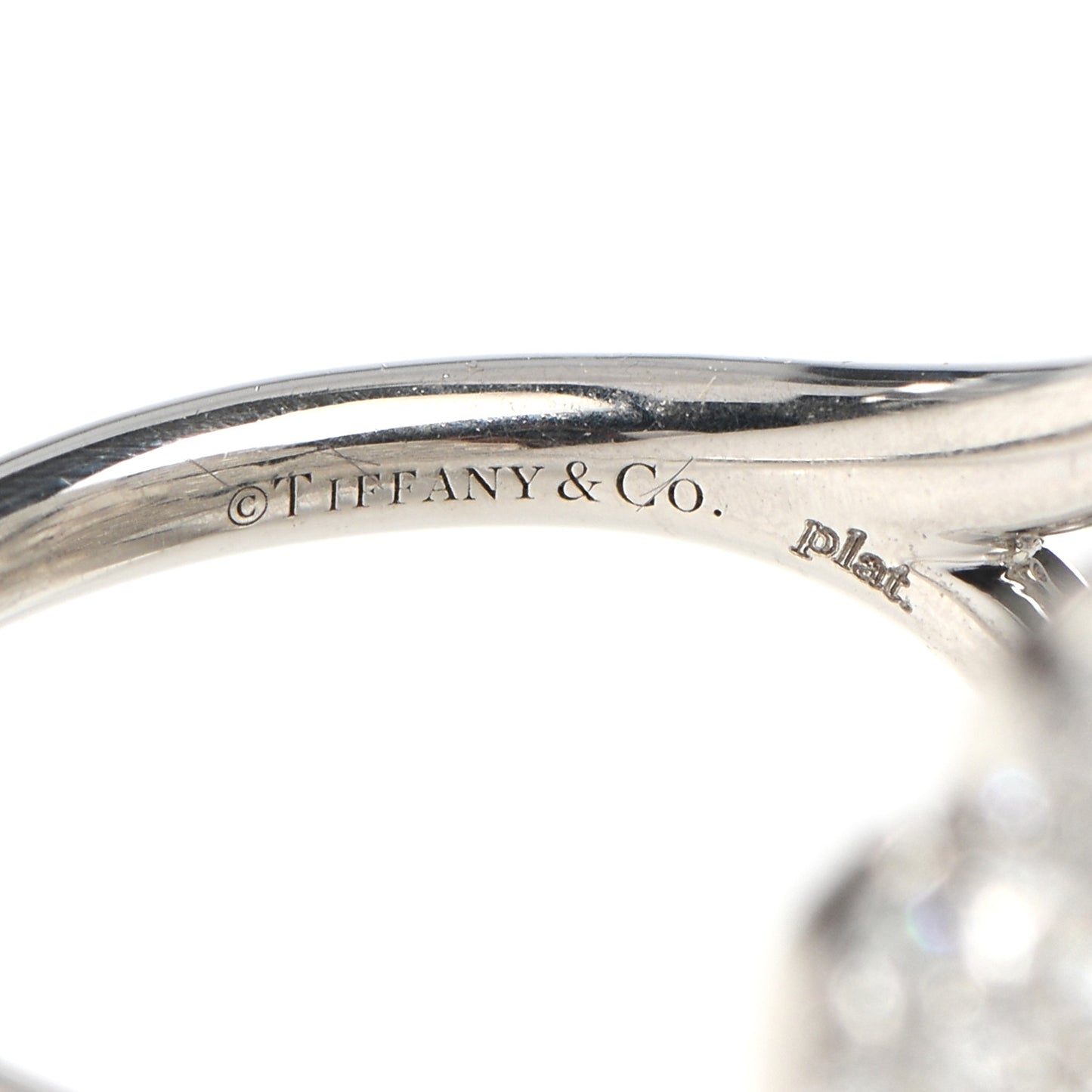 Platinum Diamond Paper Flowers Cluster Ring 52 6