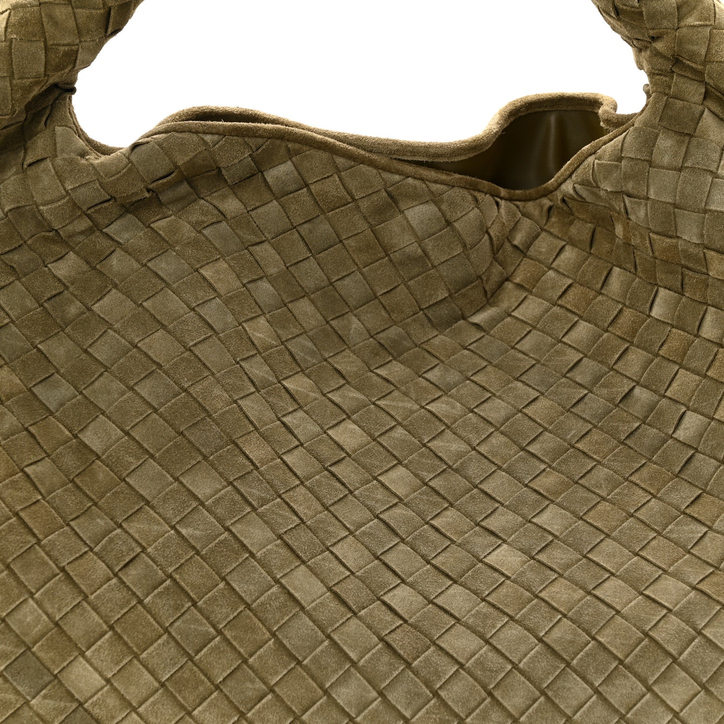 Suede Intrecciato Large Hop Mud