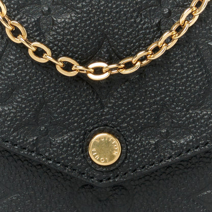 Louis Vuitton Empreinte Pochette Felicie Chain Wallet Black 8 of 10