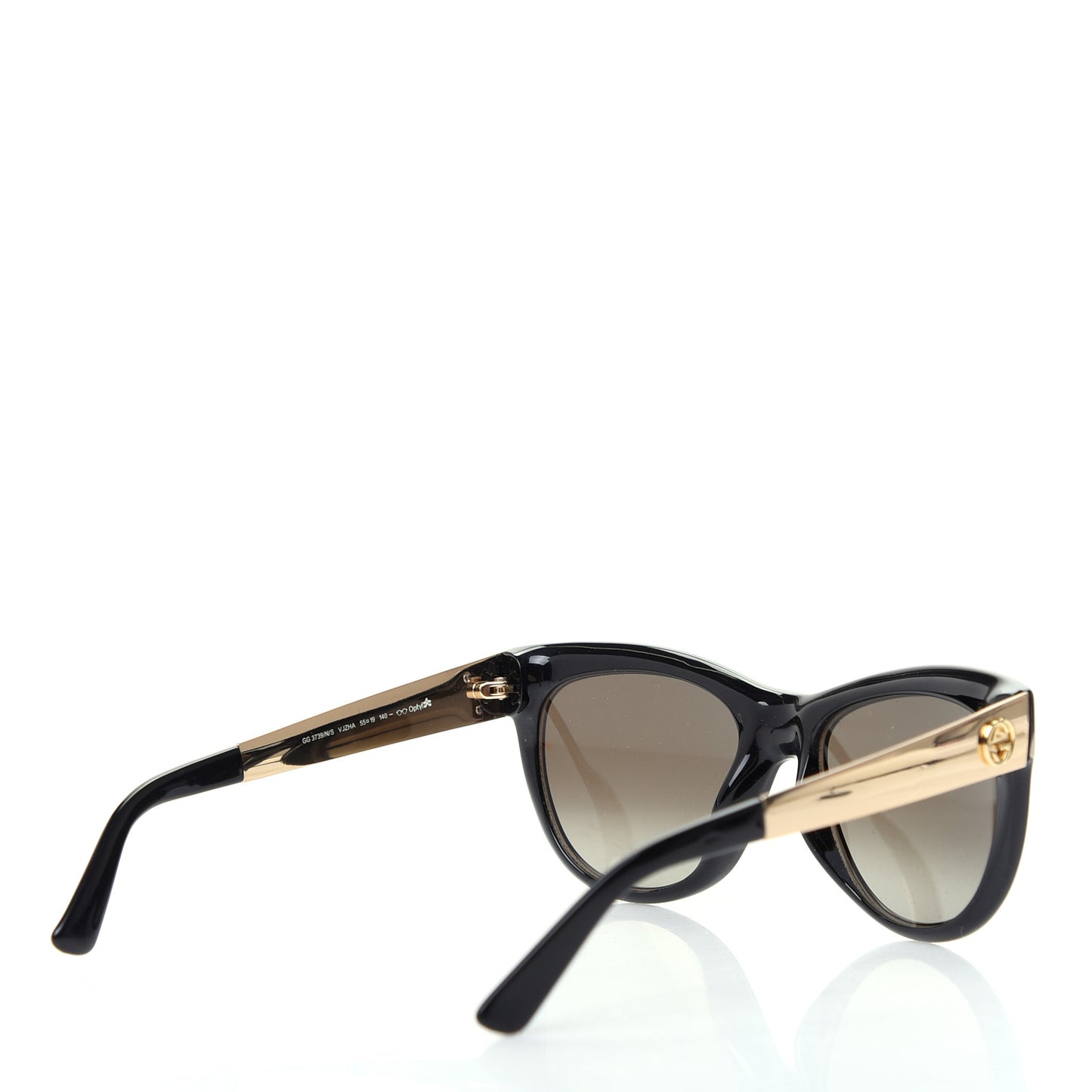 Glitter Cat Eye Sunglasses 3739/N/S Black
