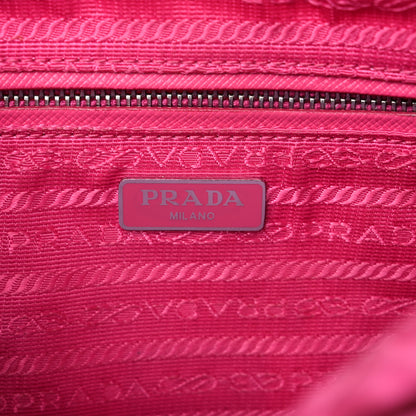 Prada Nylon Tessuto Impuntu Quilted Chain Crossbody Fuxia 6 of 19