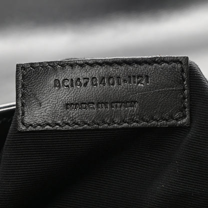 Saint Laurent Calfskin Y Quilted Monogram Toy Loulou Crossbody Bag Black 8 of 9