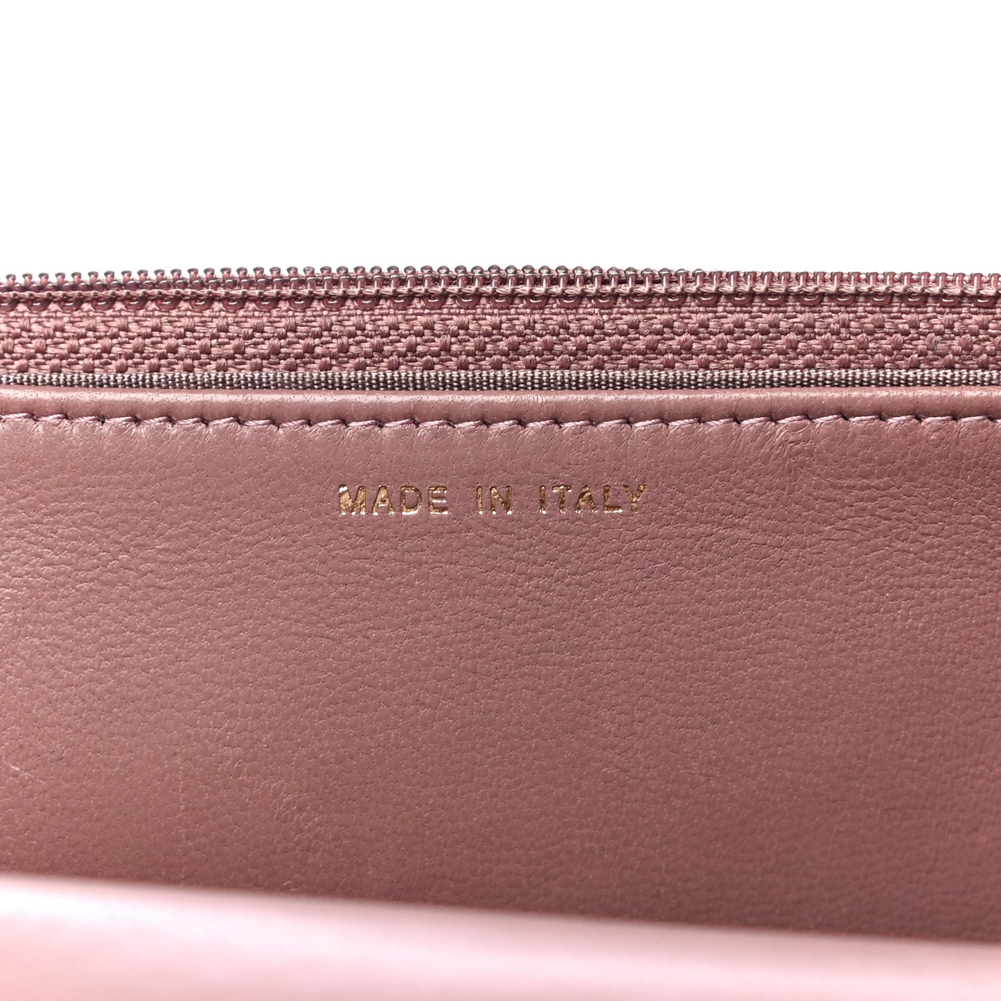 Lambskin Quilted Trendy CC Wallet On Chain WOC Nude