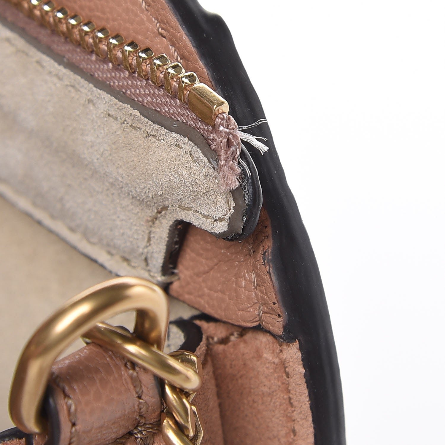 Chloe Goatskin Suede Mini Pixie Bag Nougat 9 of 9