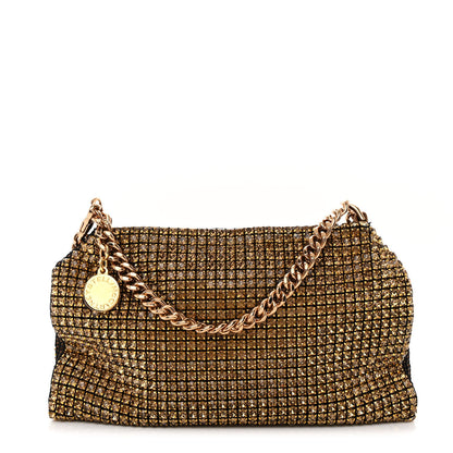 Stella McCartney Crystal Mesh Falabella Shoulder Bag Metallic Brown 1 of 11