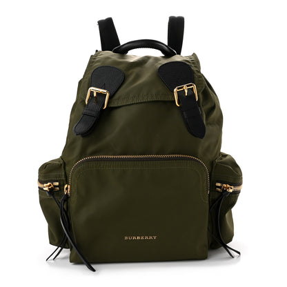 Burberry Nylon Medium Rucksack Backpack Green 1 of 9