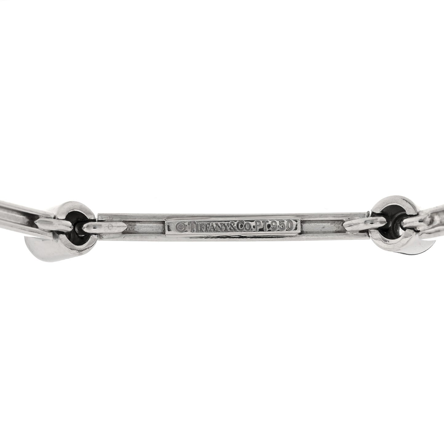 Platinum Diamond 8 Station Link Bracelet