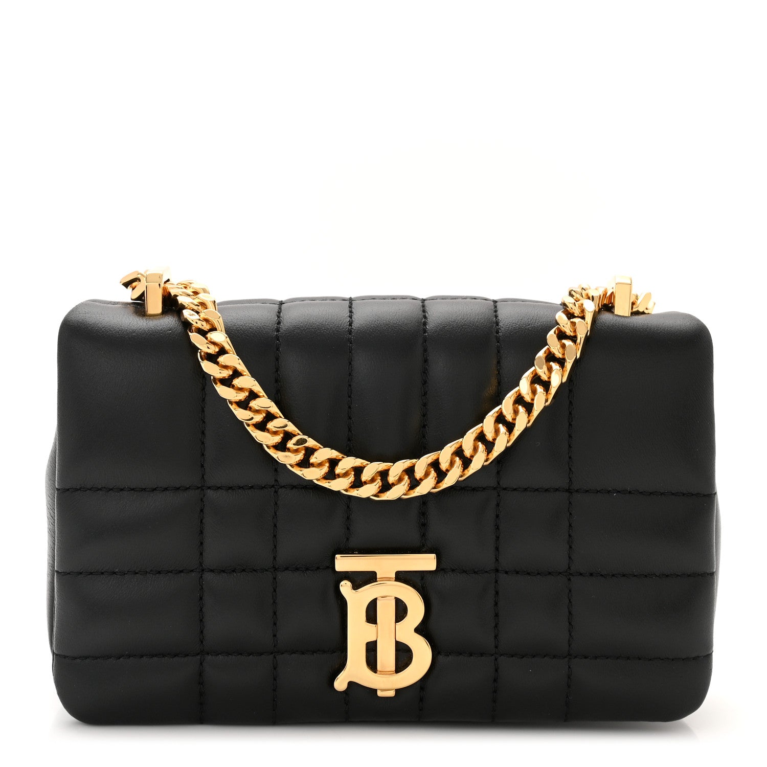 Burberry Lambskin Quilted Mini Lola Bag Black 1 of 10