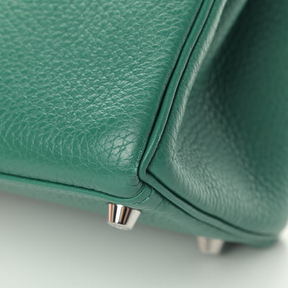 Hermes Taurillon Clemence Kelly Retourne 28 Vert Vertigo 5 of 9