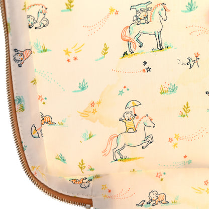 Hermes Printed Cotton Embroidered Medium Toogo Cabriole Case Biscuit 15 of 20