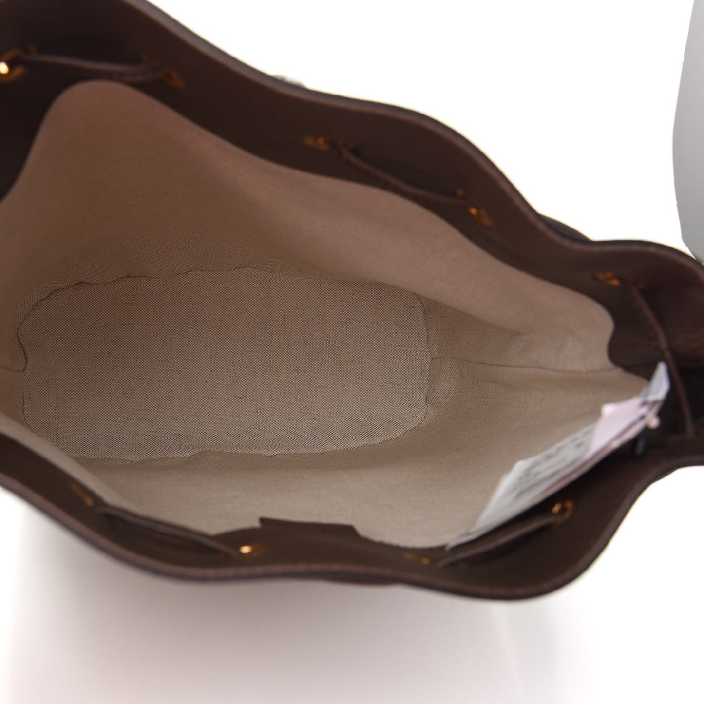 GG Supreme Monogram Web Ophidia Bucket Bag Brown