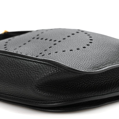 Hermes Taurillon Clemence EVELYNE III PM Black 10 of 10
