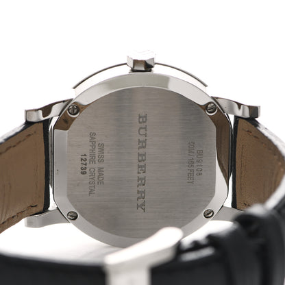 Burberry Stainless Steel Calfskin 38mm Heritage Quartz Watch BU9106 4 of 4