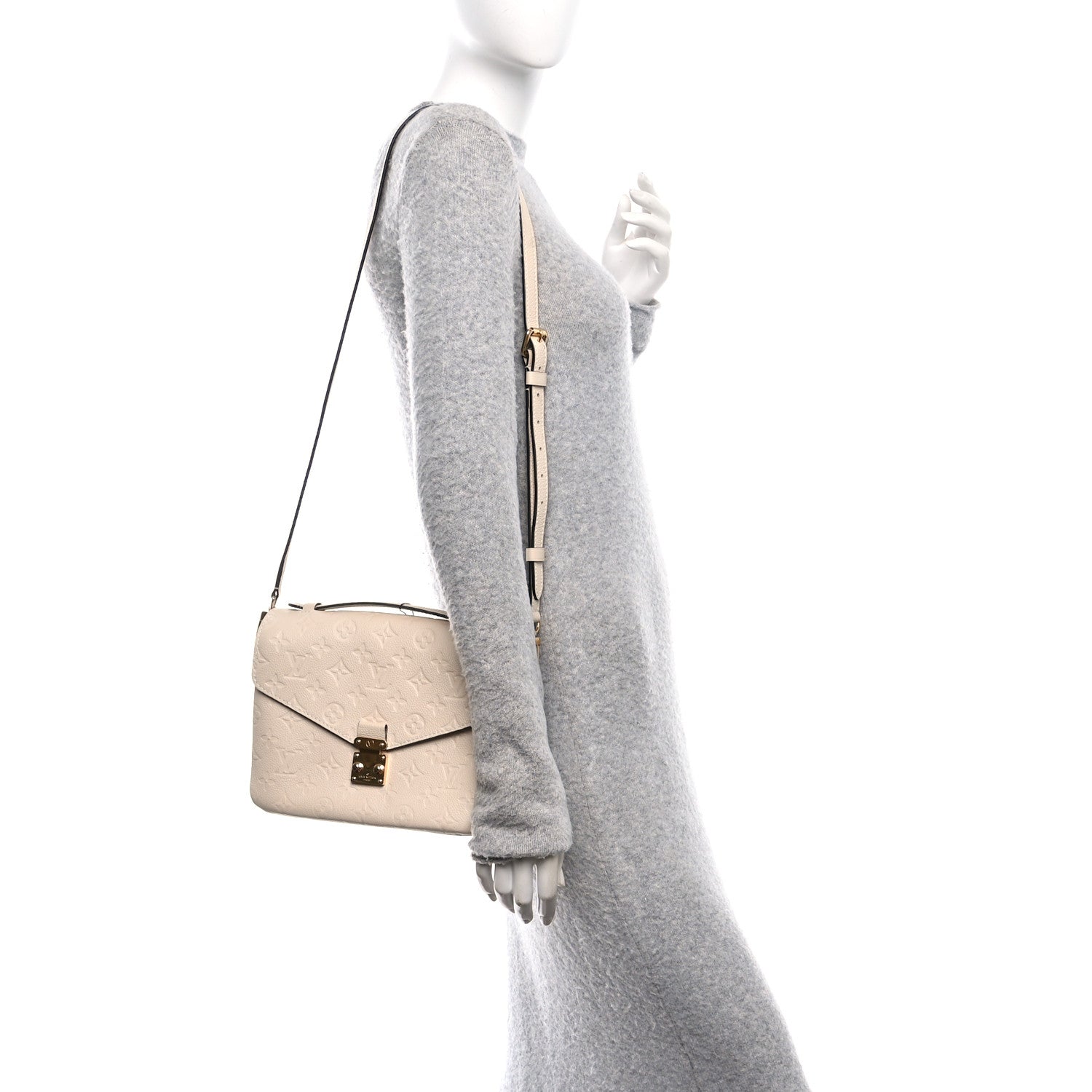 Louis Vuitton Empreinte Pochette Metis Creme 2 of 9