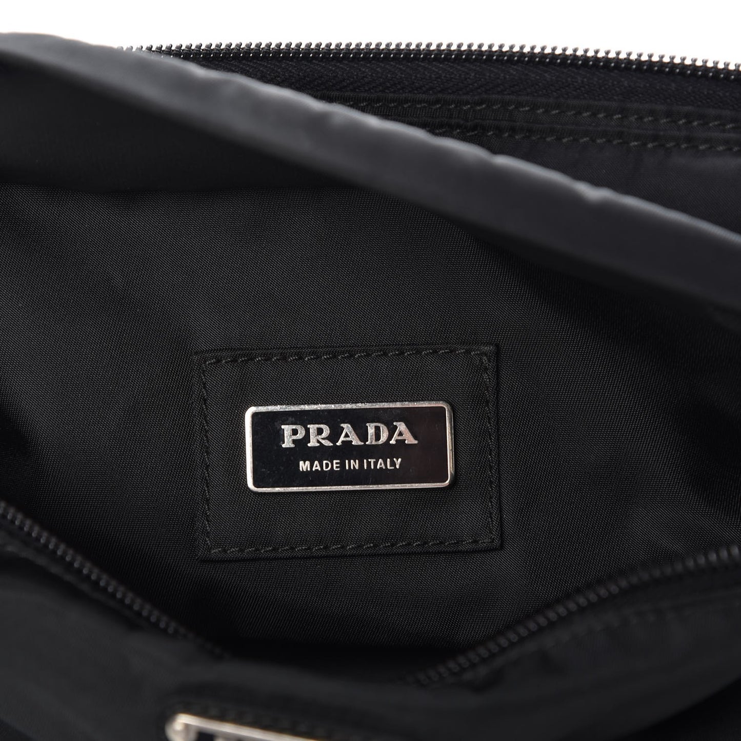 Tessuto Nylon Montagna Belt Bag Black