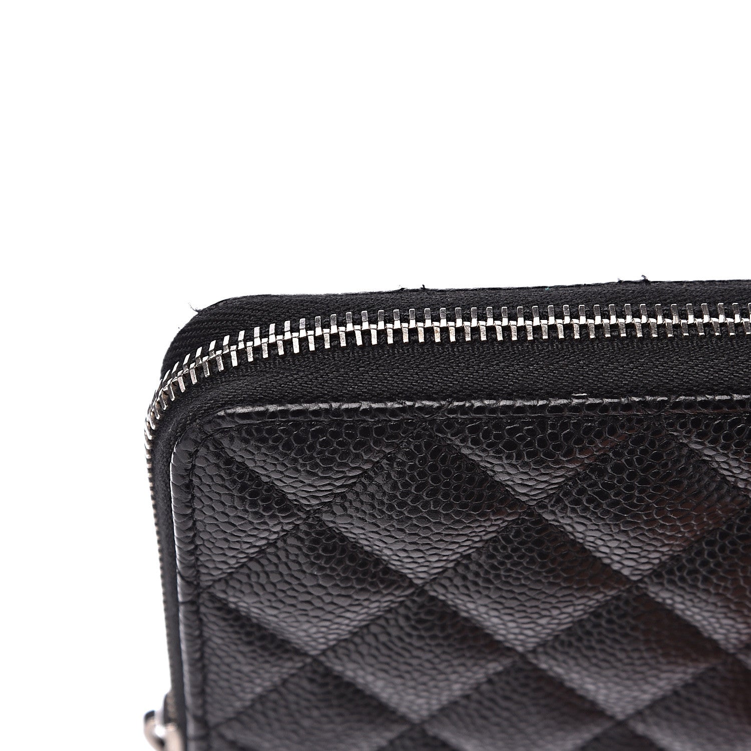 Chanel Caviar Quilted Large Gusset Zip Around Wallet Black 11 of 11
