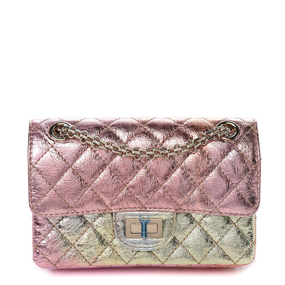 Chanel Metallic Goatskin Quilted Mini 2.55 Reissue Flap Multicolor 1 of 10
