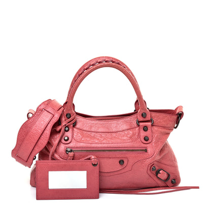 Balenciaga Agneau Classic Hardware First Rose Bombon Raspberry 1 of 9