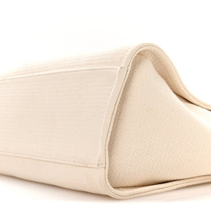 Chanel Mixed Fibers Small Deauville Tote White 11 of 11