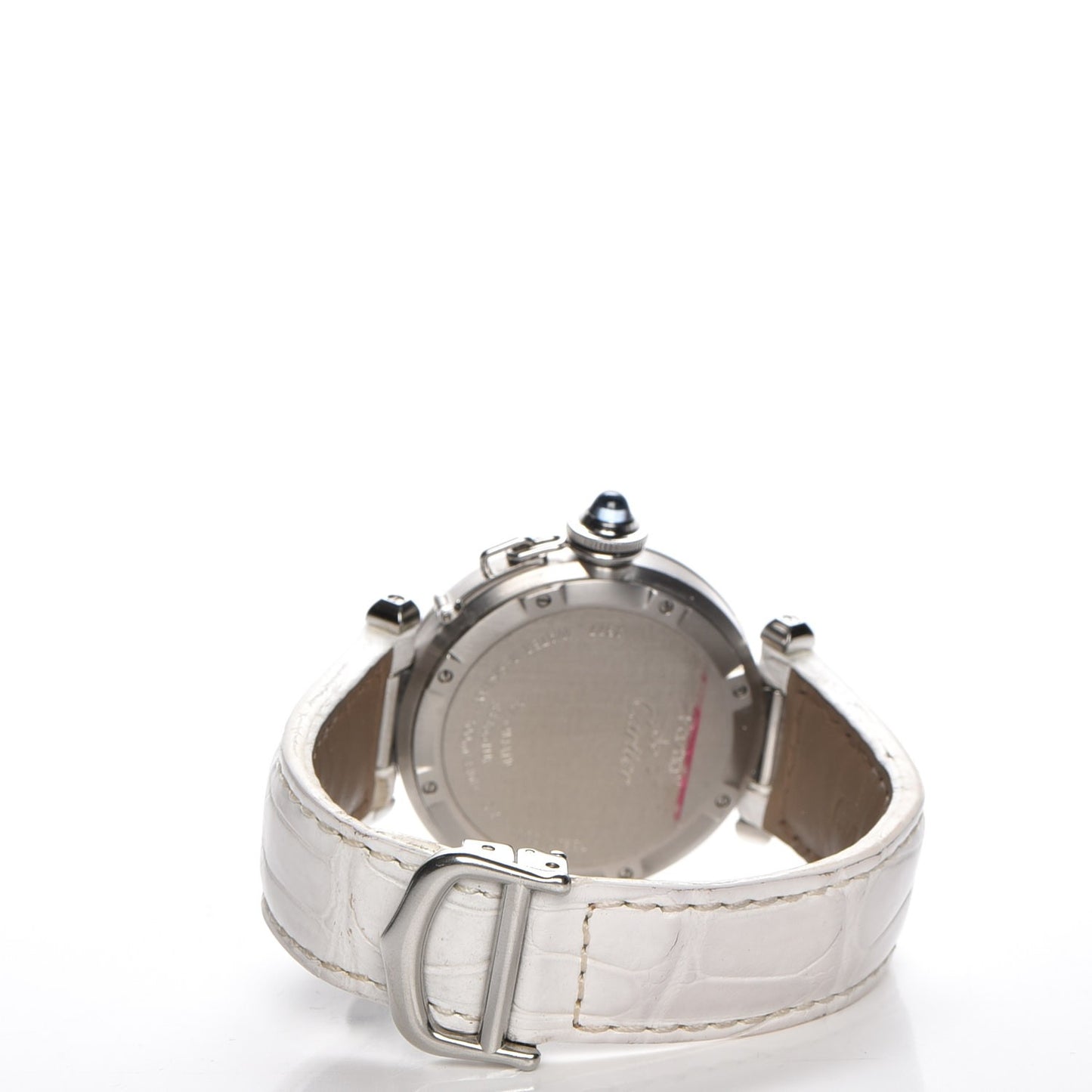 Stainless Steel Alligator Mother of Pearl 35mm Pasha C Automatic Watch