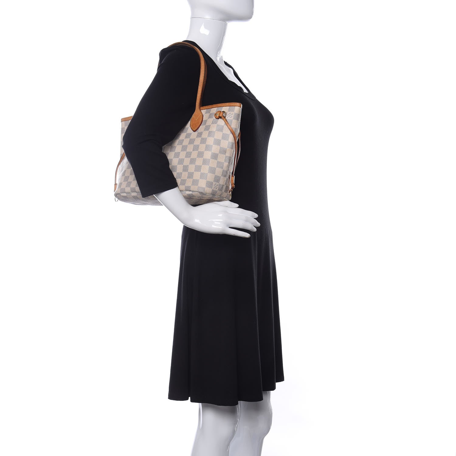 Louis Vuitton Damier Azur Neverfull PM 2 of 14