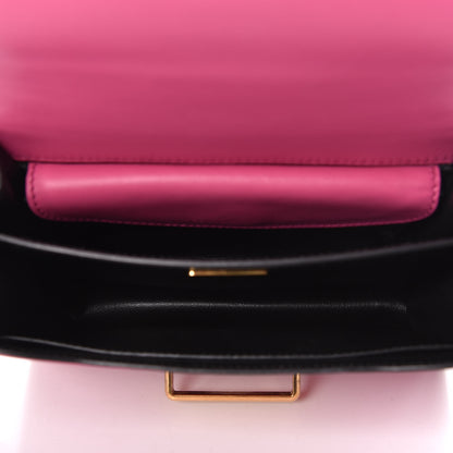 Prada City Calf Saffiano Cahier Bag Fuxia Black 7 of 11