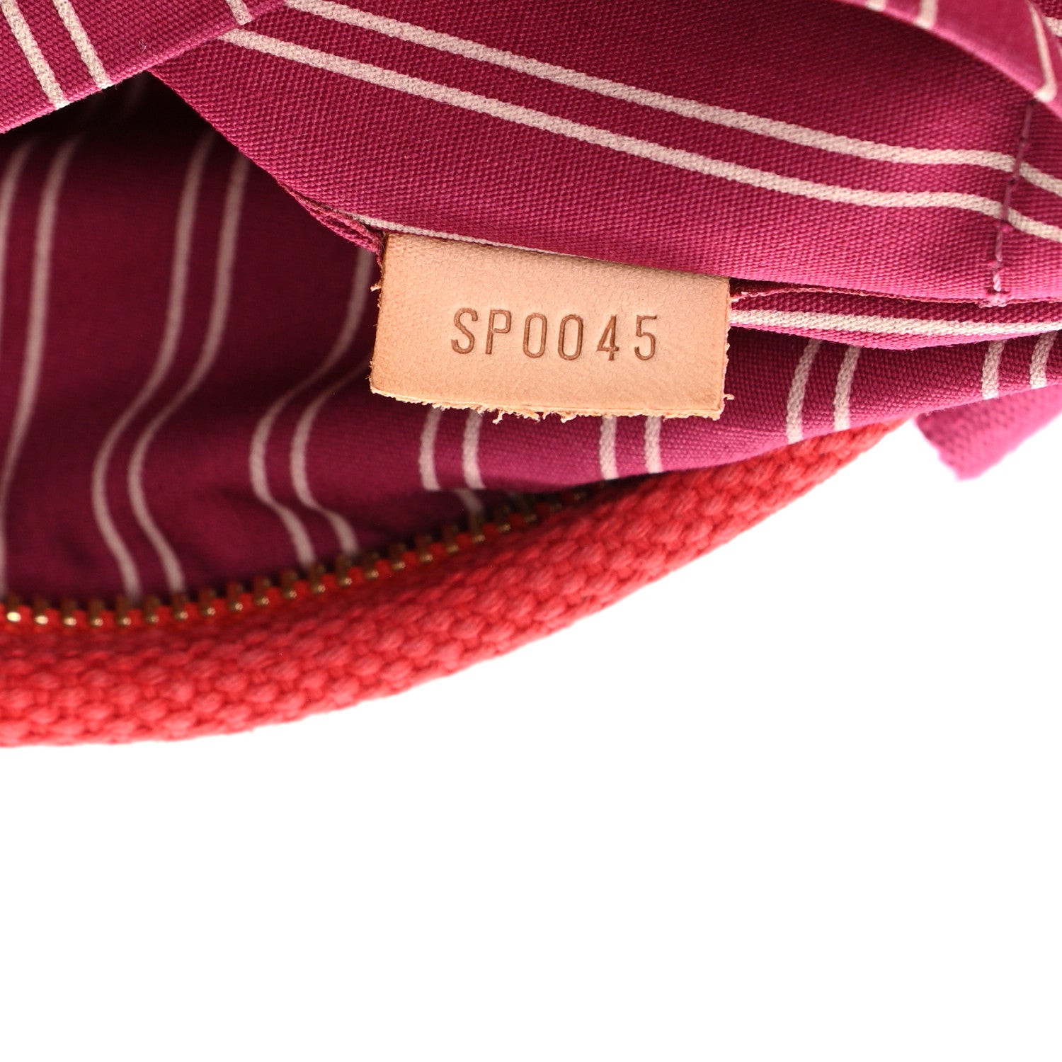 Louis Vuitton Toile Antigua Cabas MM Red Pink 7 of 10