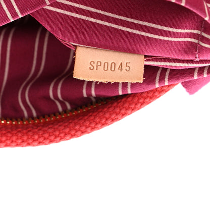 Louis Vuitton Toile Antigua Cabas MM Red Pink 7 of 10