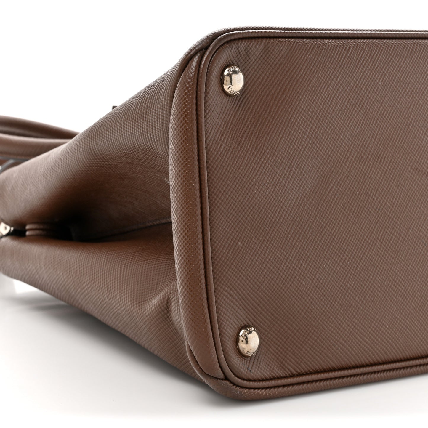 Saffiano Cuir Twin Tote Cocoa