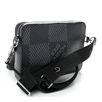 Louis Vuitton Damier Graphite 3D Trio Messenger 3 of 9