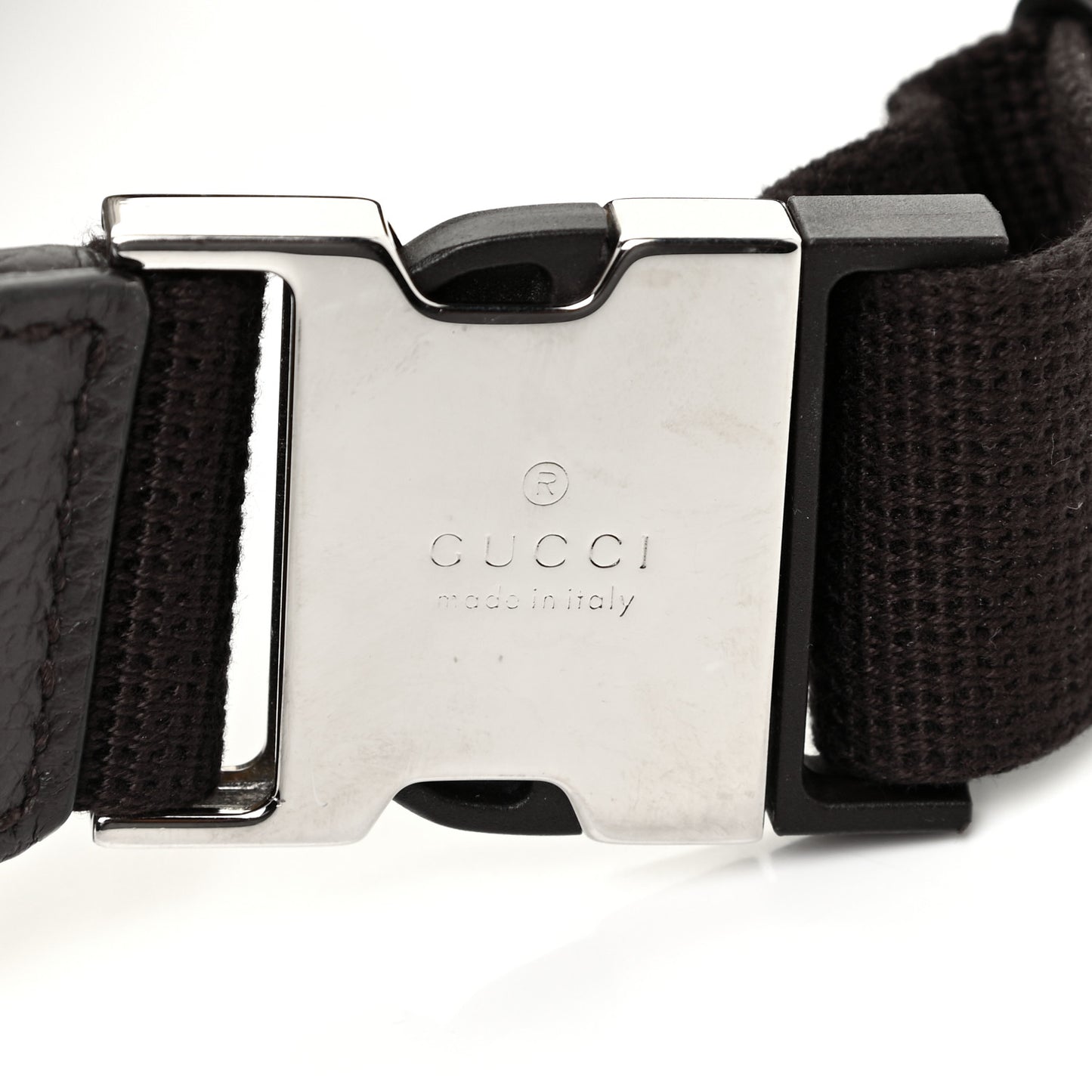 Monogram Dollar Calfskin Waist Pouch Beige Ebony Testa di Moro Marrone Scuro