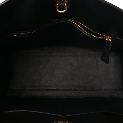 Louis Vuitton Calfskin City Steamer EW Black Gold 5 of 8