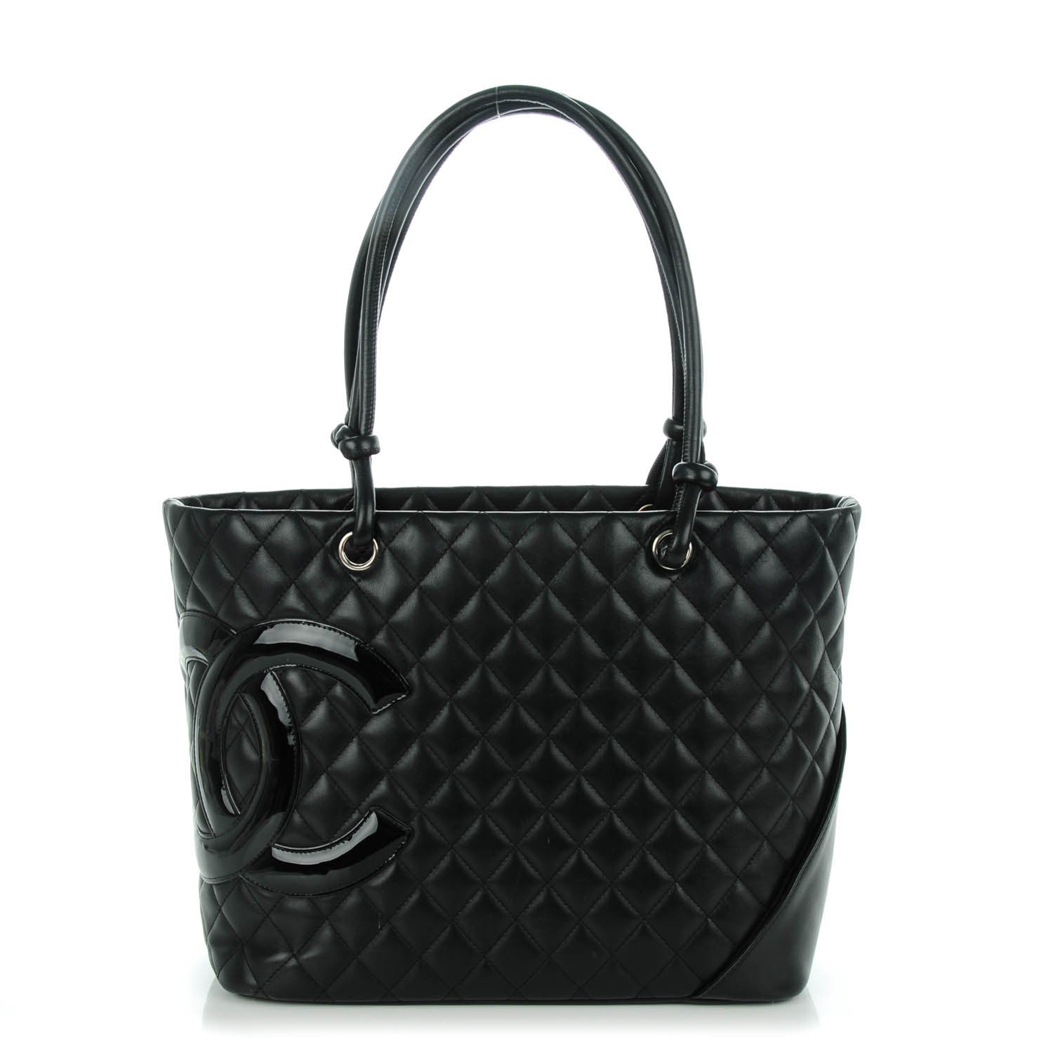 Chanel Calfskin Quilted Large Cambon Tote Black 1 of 7