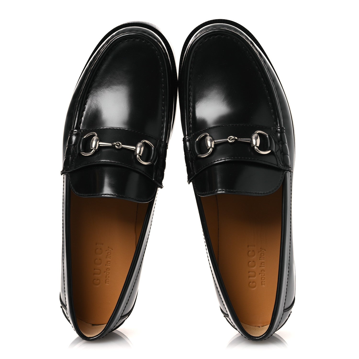 Gucci Millennial Ribot Mens Horsebit Loafers 9.5 Black 2 of 11