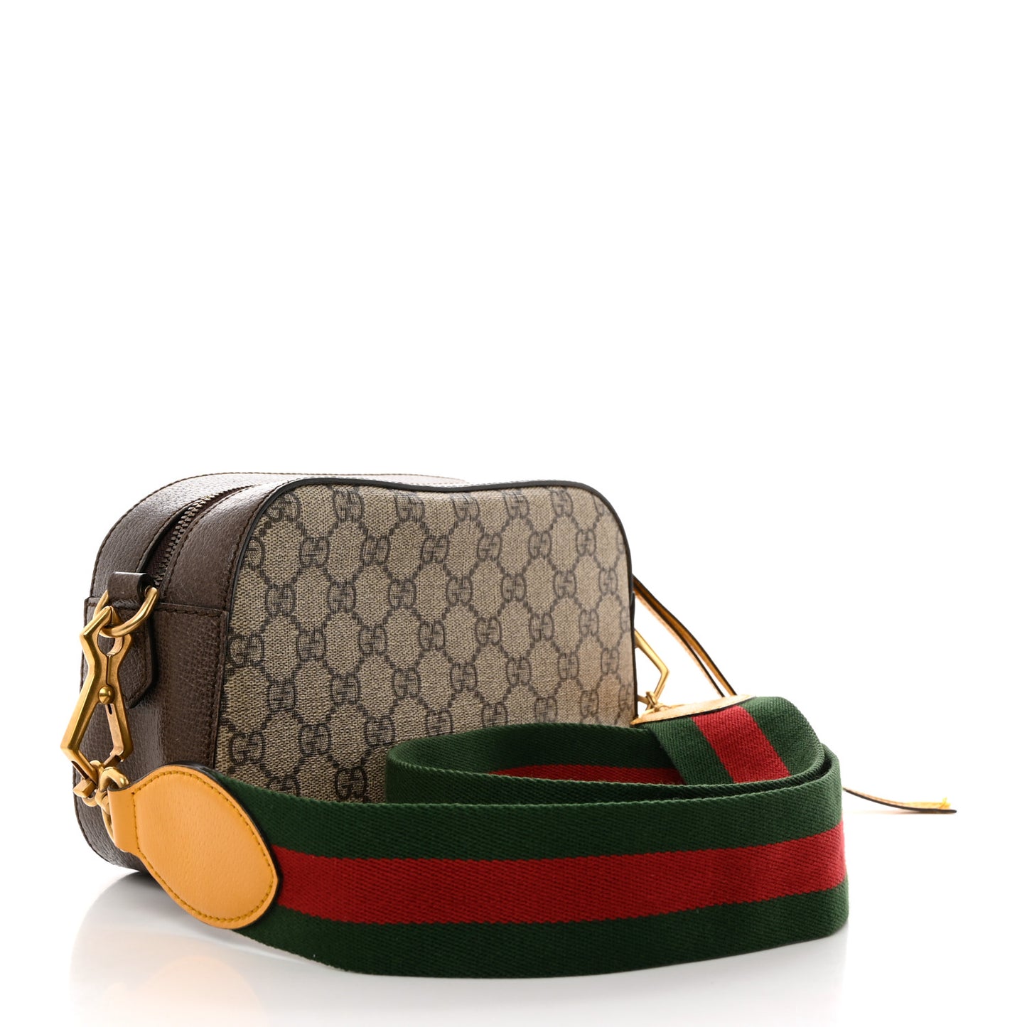 GG Supreme Monogram Web Neo Vintage Shoulder Bag Beige New Acero Crop