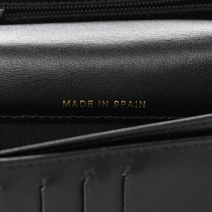 Chanel Caviar Quilted Boy Yen Wallet Black 7 of 9