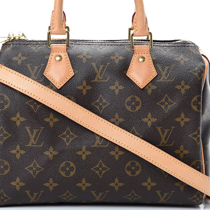 Louis Vuitton Monogram Speedy Bandouliere 25 7 of 10