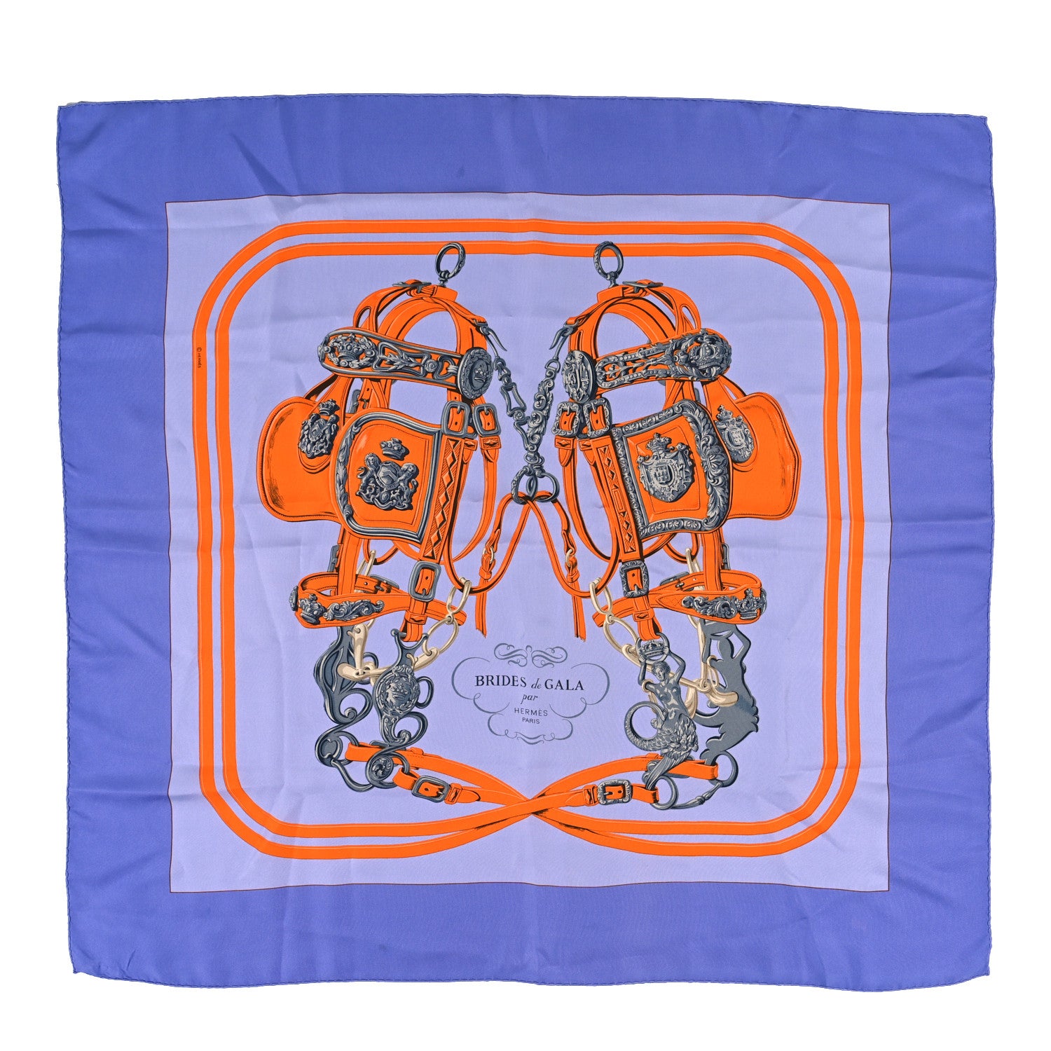 Hermes Silk Brides De Gala Brode Scarf 90 1 of 4