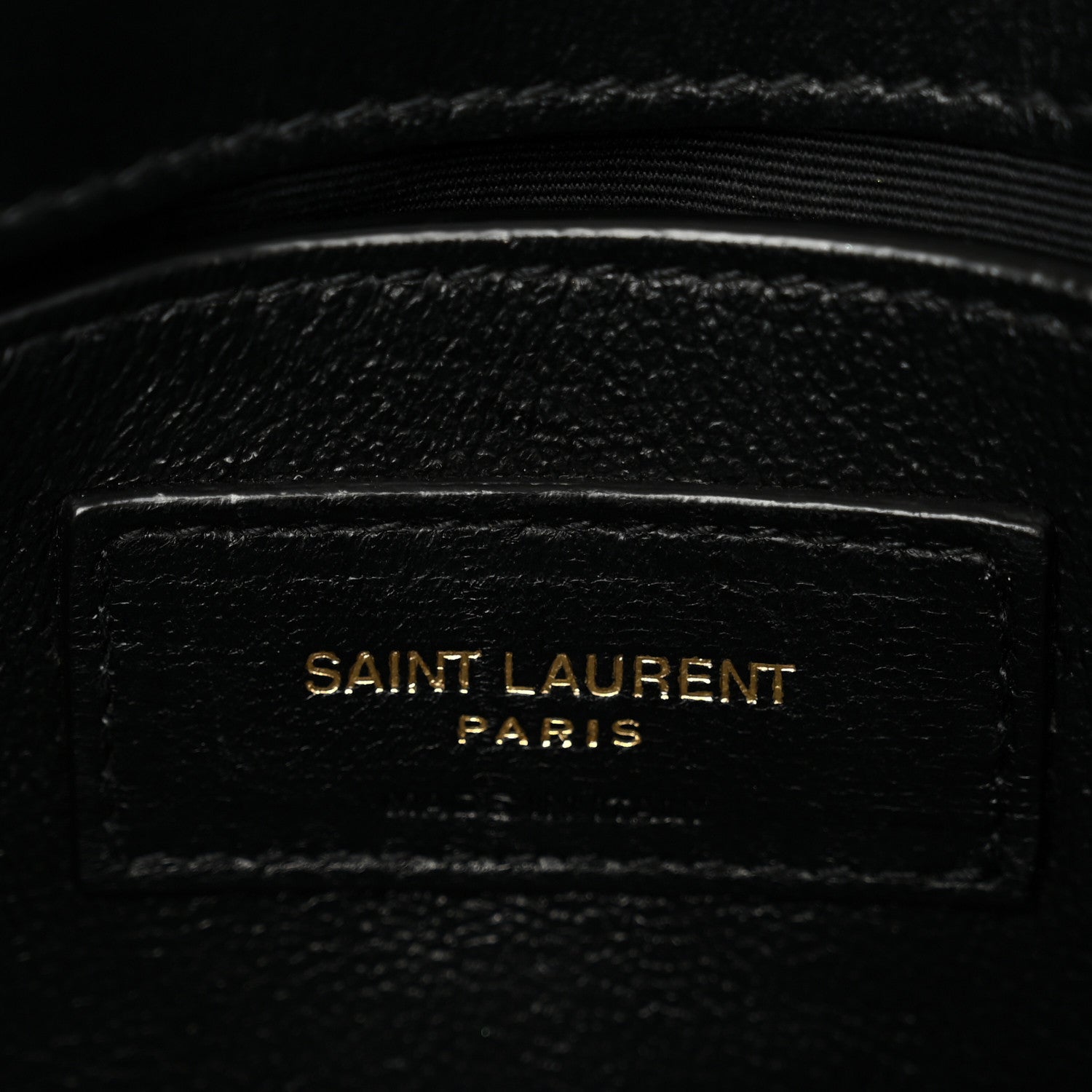 Saint Laurent Calfskin Y Quilted Monogram Small Loulou Chain Satchel Black 5 of 11