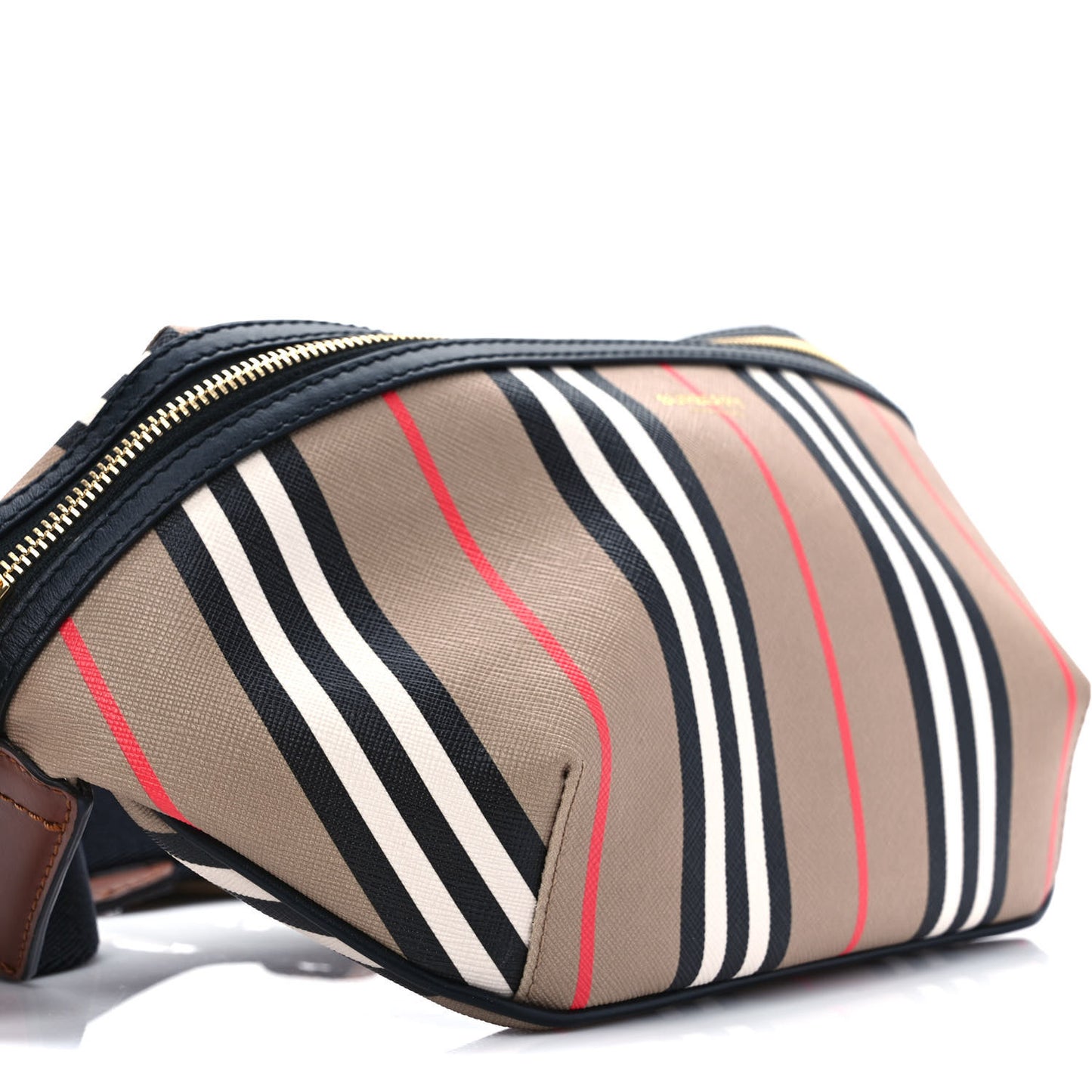 E-Canvas Icon Stripe Sonny Bum Bag Archive Beige
