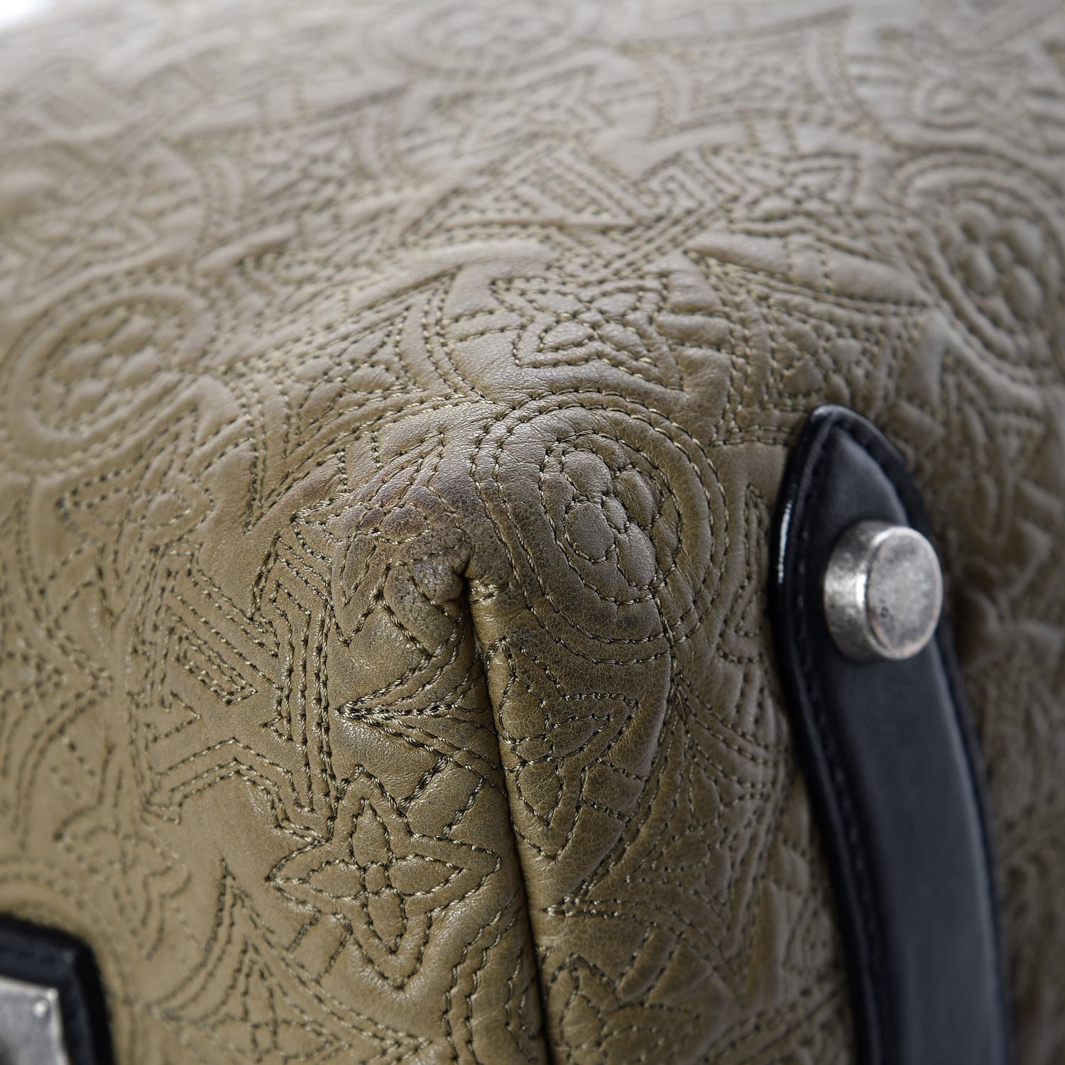 Louis Vuitton Monogram Lambskin Antheia Hobo PM Olive 13 of 14