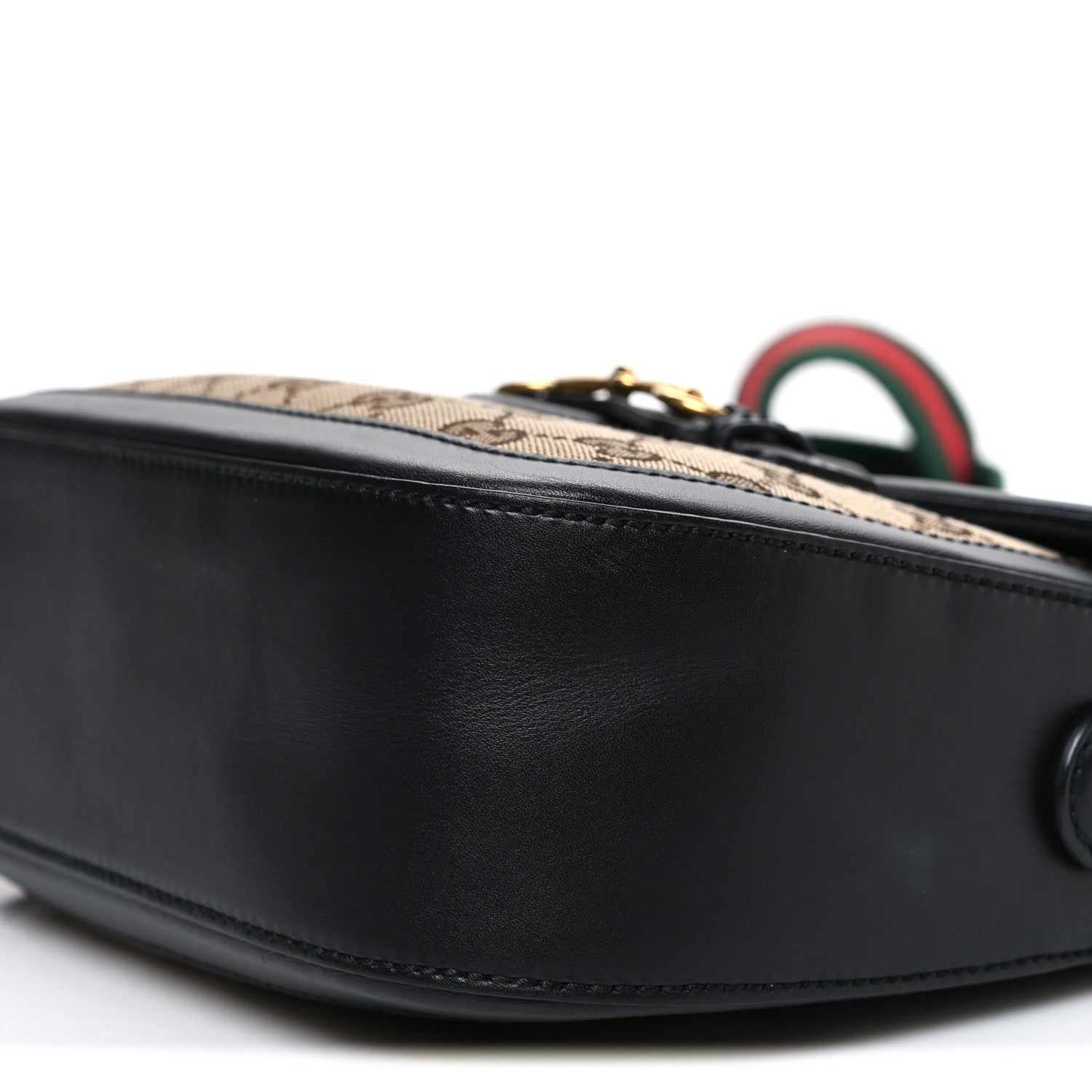 Gucci Monogram Ruinart Calfskin Medium Lady Web Shoulder Bag Beige